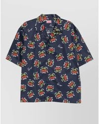 KENZO - Short Sleeve Cherry Print Shirt - Lyst