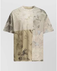 Maison Margiela - Crew Neck T Shirt Floral Patchwork - Lyst