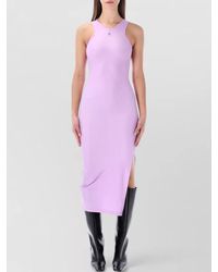 Coperni - Fitted Racer Midi Dress - Lyst
