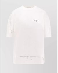 Givenchy - T-Shirt With Embroidered Logo - Lyst