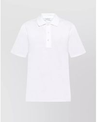 Lanvin - Cotton Piqué Regular-Fit Polo Shirt - Lyst