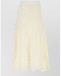 FARM Rio - Crochet Skirt Lace Design Floral Pattern - Lyst