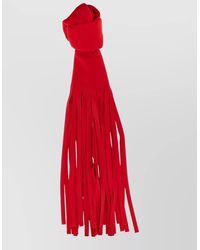 Sportmax - Wool Fringed Scarf - Lyst