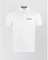 Palm Angels - Cotton Piqué Polo Shirt - Lyst