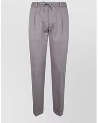 Barba Napoli - Cotton Chino Tailored Trousers - Lyst