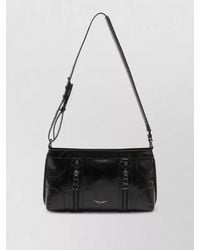 Zadig & Voltaire - Sunny Moody Vintage Crossbody Leather Shoulder Bag - Lyst