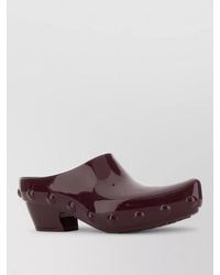 Bottega Veneta - Rubber Gondola Mules Chunky Sole Studs - Lyst