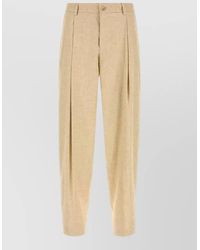 Dolce & Gabbana - Silk Wide-Leg Tailored Trousers - Lyst