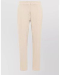 Max Mara - Tailored Pants Pegno Belt Loops Pockets - Lyst