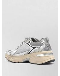 Golden Goose - Leather And Mesh Low-Top Sneakers - Lyst