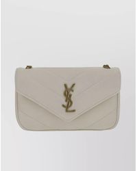 Saint Laurent - Loulou Mini Leather Shoulder Bag - Lyst
