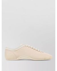 Dries Van Noten - Leather Lace Up Low Top Sneakers - Lyst