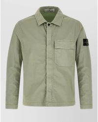 Stone Island - 1200013 Overshirt Jacket Chest Pocket - Lyst