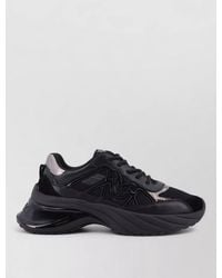 Pinko - Leather Low-Top Sneakers - Lyst