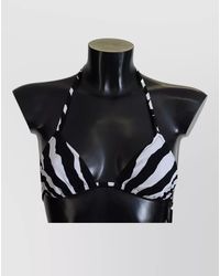 DSquared² - Halter Neck Triangle Bikini Top Swimwear - Lyst