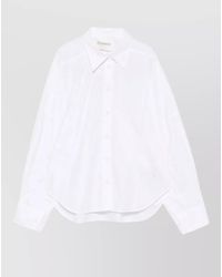 Closed - Organic Cotton T Shirt Collared Neck - Lyst