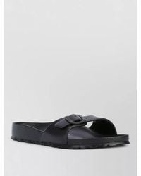 Birkenstock - Flat Sole Open Toe Slides - Lyst