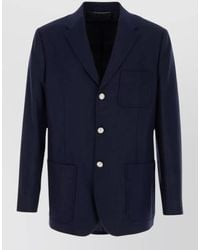 Dior - Tailored Jacket Chest And Front Pockets Notch Lapel - Lyst