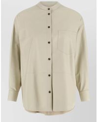 Yves Salomon - Leather Shirt - Lyst