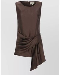 Loulou de Saison - Silk Draped Asymmetric Sleeveless Top - Lyst