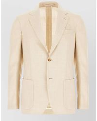 Lardini - Single Breasted Suit Jacket And Waistcoat - Lyst