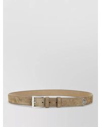 Prada - Brada Suede Leather Belt Soft Construction - Lyst