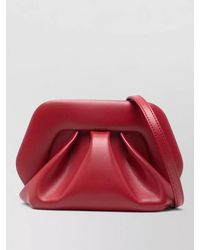 THEMOIRÈ - Bios Small Vegan Leather Gathered Clutch Bag - Lyst