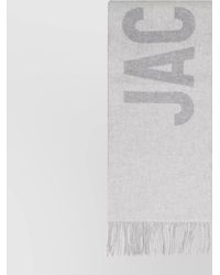 Jacquemus - Virgin Wool Fringed Logo Scarf - Lyst
