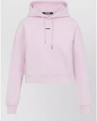 Jacquemus - Cotton Long-Sleeve Hoodie - Lyst