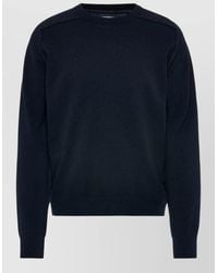 Maison Margiela - Virgin Wool Crewneck Knit Sweater - Lyst