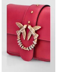 Pinko - Rectangular Clutch Bag Chain Strap Studs - Lyst