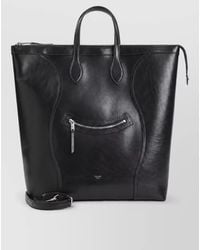 Celine - Calf Leather Medium Cabas Vertical Tote Bag - Lyst