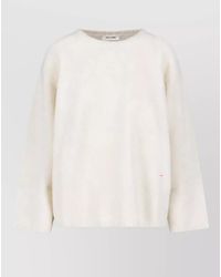 Low Classic - Wool Crewneck Sweatshirt - Lyst