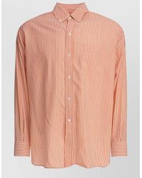 Beams Plus - Striped Wool Shirt - Lyst