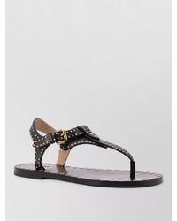 Isabel Marant - Leather Studded Flat Sandals - Lyst