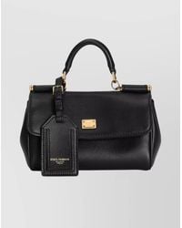 Dolce & Gabbana - My Sicily Mini Leather Shoulder Bag - Lyst