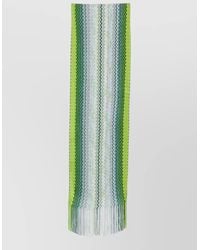 Missoni - Viscose Scarf Zigzag Pattern Fringe - Lyst