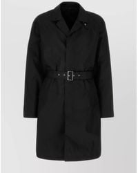 Prada - Recycled Nylon Single Breasted Trench Coat - Lyst