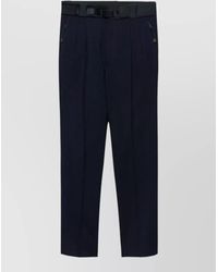 Prada - Tailored Pants Pleated Front Belt Loops - Lyst