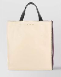 Marni - Museo Soft Leather Tote Bag - Lyst