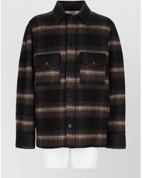Isabel Marant - Wool Checked Overshirt - Lyst