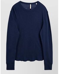 sunflower - Wool Long Sleeve Knit T-Shirt Shirt - Lyst