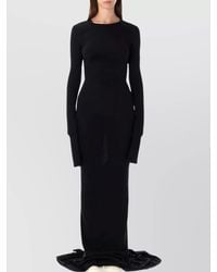Rick Owens - Floor-Length Fitted Gown Long Sleeves - Lyst