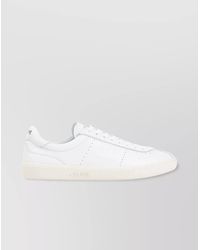 Celine - Calfskin Leather Low-Top Sneakers - Lyst
