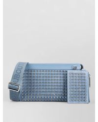 Christian Louboutin - Leather Crossbody Bag Adjustable Strap Studs - Lyst