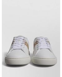 Versace - Greca-Print Low-Top Sneakers - Lyst