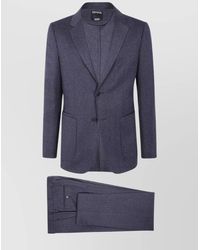 ZEGNA - Merino Wool Single Breasted Suit - Lyst