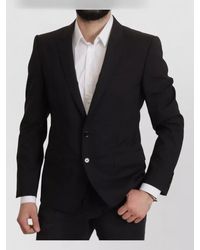 Dolce & Gabbana - Single Breasted Martini Wool Blazer - Lyst