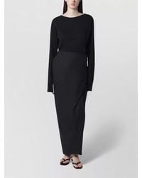 Our Legacy - Maxi Dress Belted Waist Back Slit - Lyst