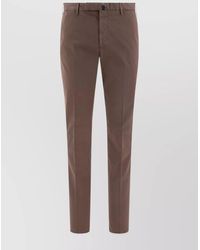 Incotex - Tailored Trousers With Pockets And Loops - Lyst